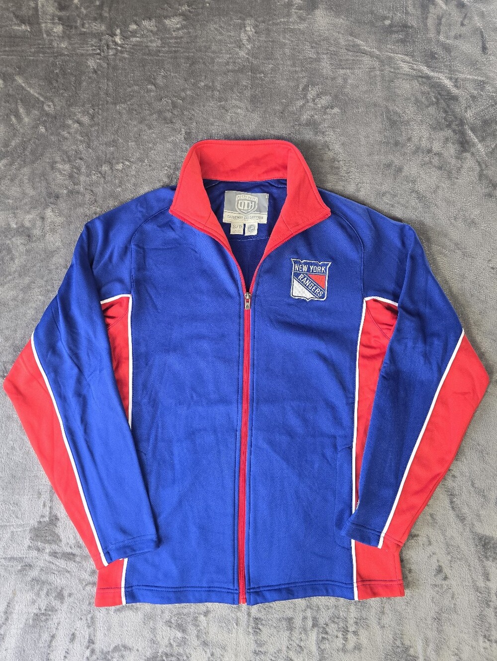 Old Time Hockey Causeway Collection New York Rangers Track Jacket Size Small